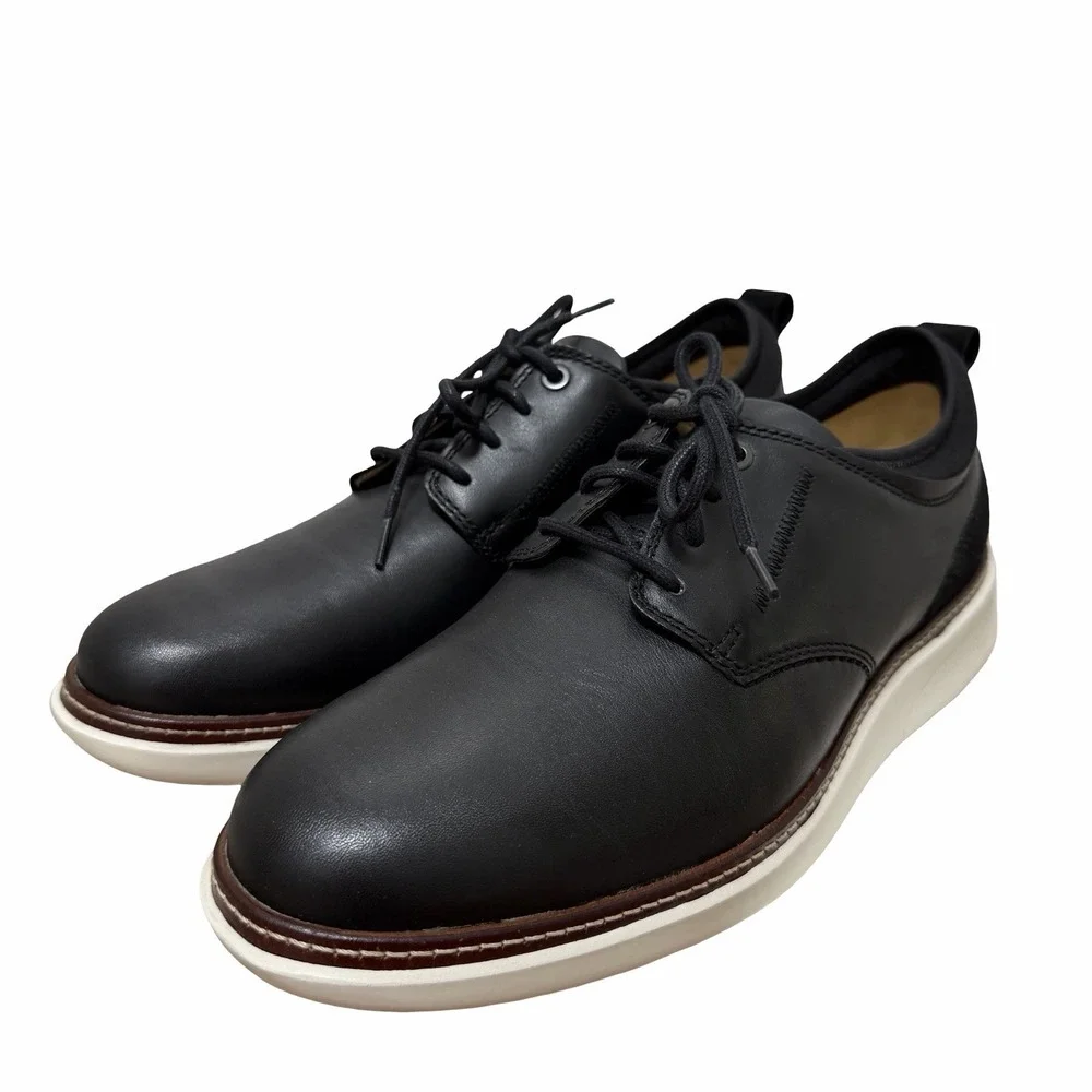 Samuel Hubbard Rafael Hybrid Leather Lace Up Shoes Mens US 10 Black Casual